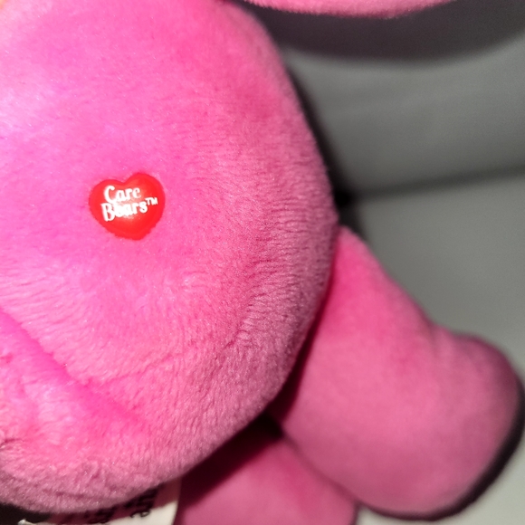 CARE BEAR Cheer Bear 8” Pink Beanbag/Stuffed Animal - Picture 5 of 7